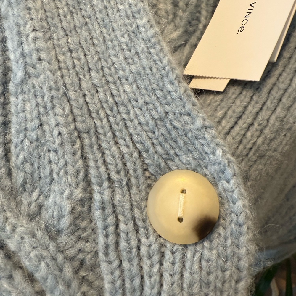 Vince Cable Knit Cardigan - Blue - Picture 4 of 8